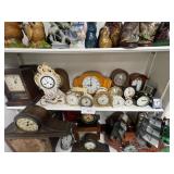 Lot of 20 assorted clocks
