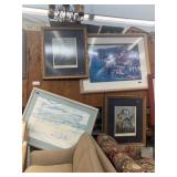 Lot of 10 assorted art frames