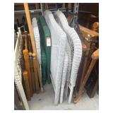 Lot of 4 wicker bed frames
