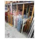 Lot of 20 wood bed frames