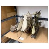 Lot of 4 ships