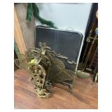 Lot of 6 fireplace screens