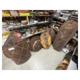 Lot of 7 assorted shields