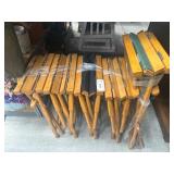 Lot of 5 directors chairs