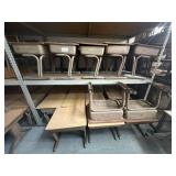 Lot of 25 school desks