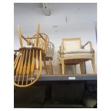 Lot of 7 assorted chairs
