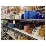 Canisters and cookie jars - see description