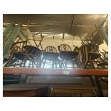Lot of 10 assorted chairs