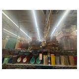 2 shelves of assorted kitchenware