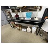 Black table