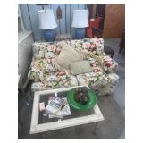 Lot of 5 sofa and tables set