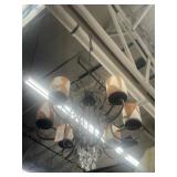 Lot of 3 assorted chandeliers