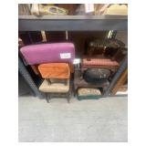 Lot of assorted stools