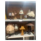 Lot of 14 assorted lamps
