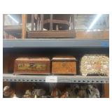 Lot of 6 assorted small chests