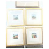 Lot of 4 landscape frames