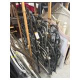 Lot of 7 metal bed frames