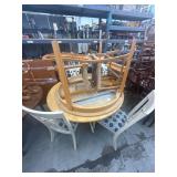 Lot of 2 sets of tables with chairs