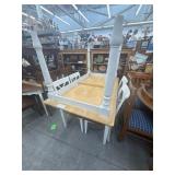 Lot of 2 tables with chairs