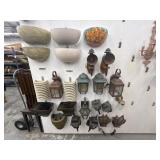 Lot of 38 assorted wall lamps