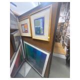 Lot of 17 assorted art frames