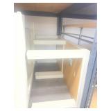Lot of 8-piece white wooden tables