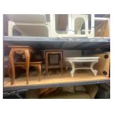 Lot of 4 assorted wooden tables