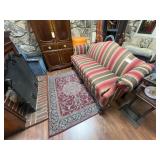 Sofa with rug