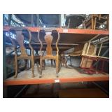 Lot of 9 assorted table and chair sets