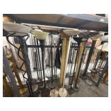 Lot of assorted lamp stands