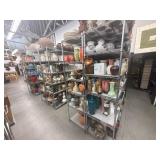 Lot of 6 assorted shelving