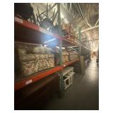 Lot of 9 assorted pallet racking
