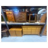 Lot of 7 assorted cabinets and stands