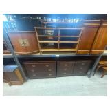 Lot of 7 assorted cabinets and stands