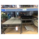 Lot of 4 tables: coffee, end and sofa back