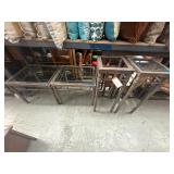 Lot of 5 tables: end, corner and coffee