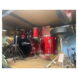 Drum set and cymbals