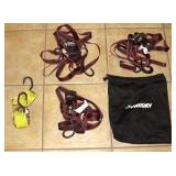 3- 1' HUSKY RATCHET STRAPS + 1 -  2' RATCHET STRAP