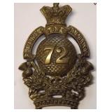VICTORIAN ERA - GLENGARRY - 72 REG'T OF FOOT