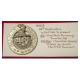 W W 2 - 48TH HIGHLANDERS BADGE