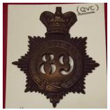 89TH  REG'T.  OF FOOT SHAKO / HELMET PLATE
