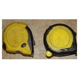 25 FT. & 16 FT. TAPE MEASURES - USED
