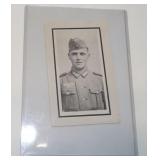 GERMAN - IN MEMORY OF CARD - IN PLASTIC SLEEVE