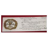 SOUTH LANCASHIRE REG'T  BADGE