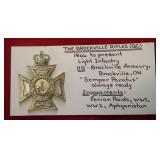 THE BROCKVILLE RIFLES BADGE
