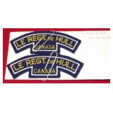 LE REG'T DE HULL - SHOULDER PATCH