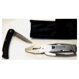 KNIFE / PLIER COMBO TOOL + BUCK POCKET KNIFE
