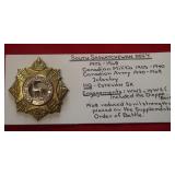 SOUTH SASKATCHEWAN REG'T   BADGE