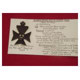 KINGS ROYAL RIFLE CORPS ( KC) BADGE