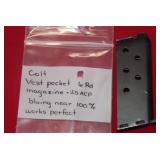 6 ROUND MAGAZINE FOR- COLT VEST POCKET .25 ACP